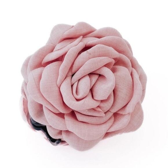 Blooming Rose Hair Claw Clip Blush - Picture 1 of 5